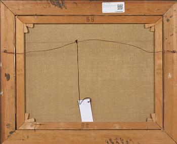 HUGO ÖFVERSTRÖM, olja på duk, signerad.