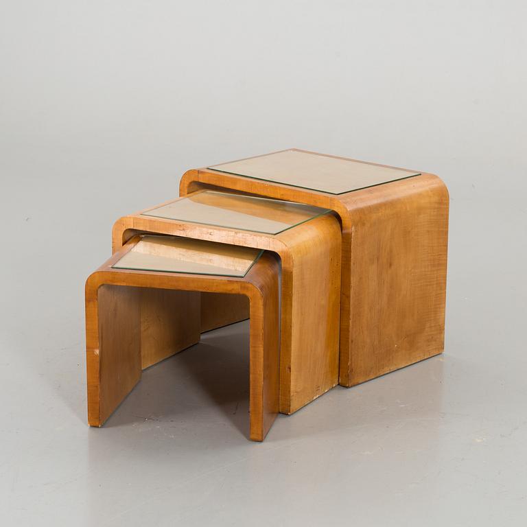 A set of three first half of the 20th century tables.