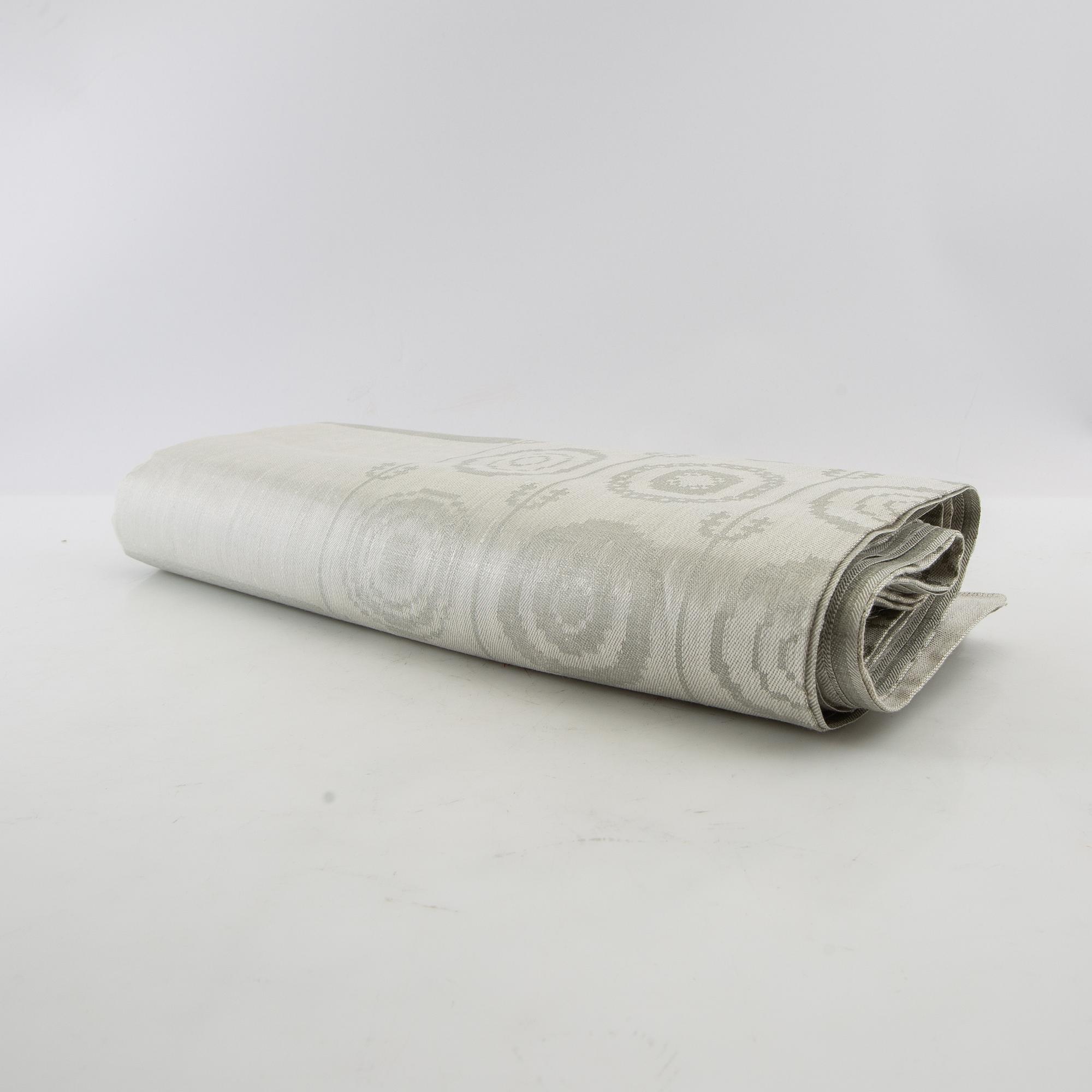 Dora Jung, fabric "Timber" for Tampella Finland damask approximately 230 x 133 cm.
