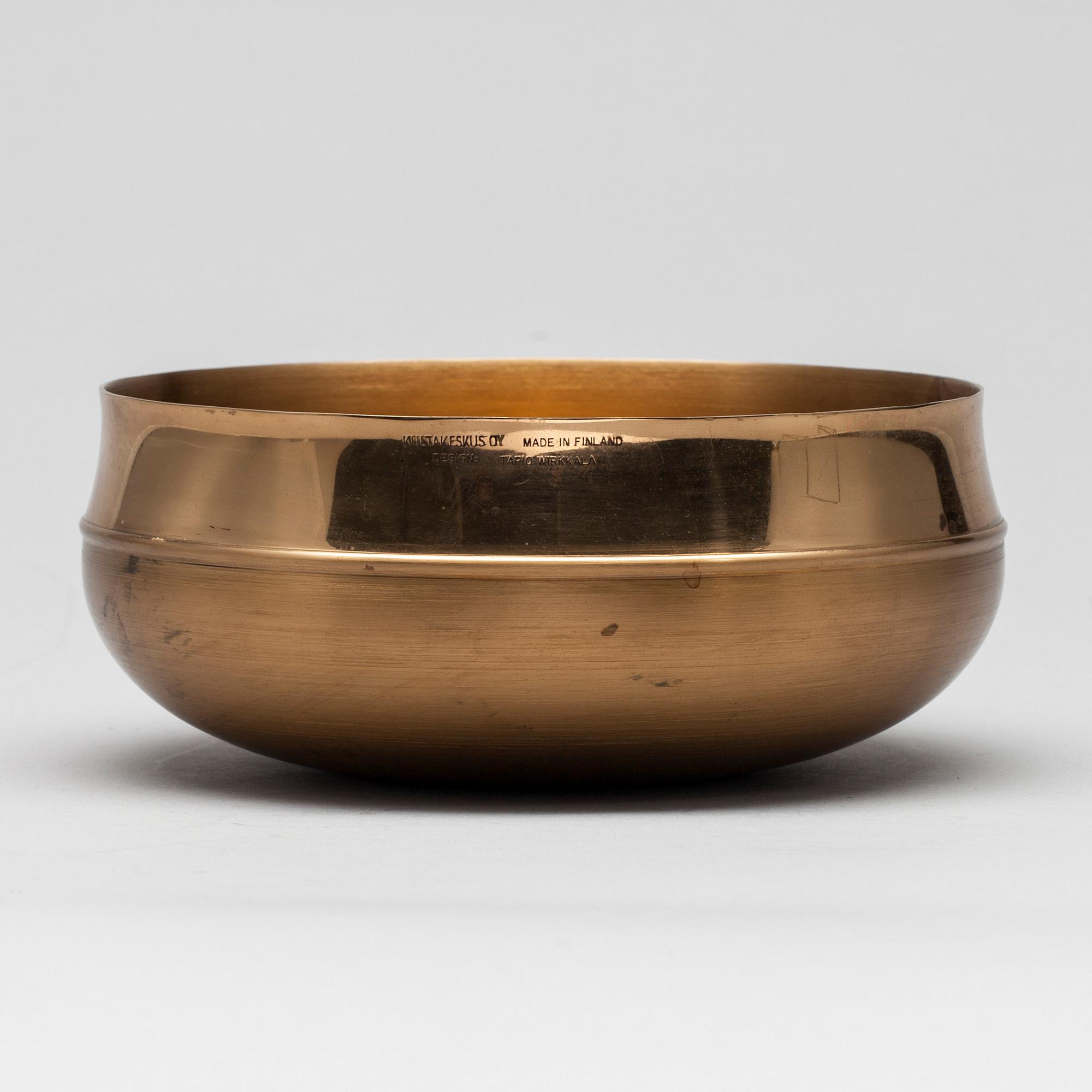 MALJA, pronssia, merkitty Design Tapio Wirkkala, Kultakeskus oy,  Made in Finland. 1970-luku.