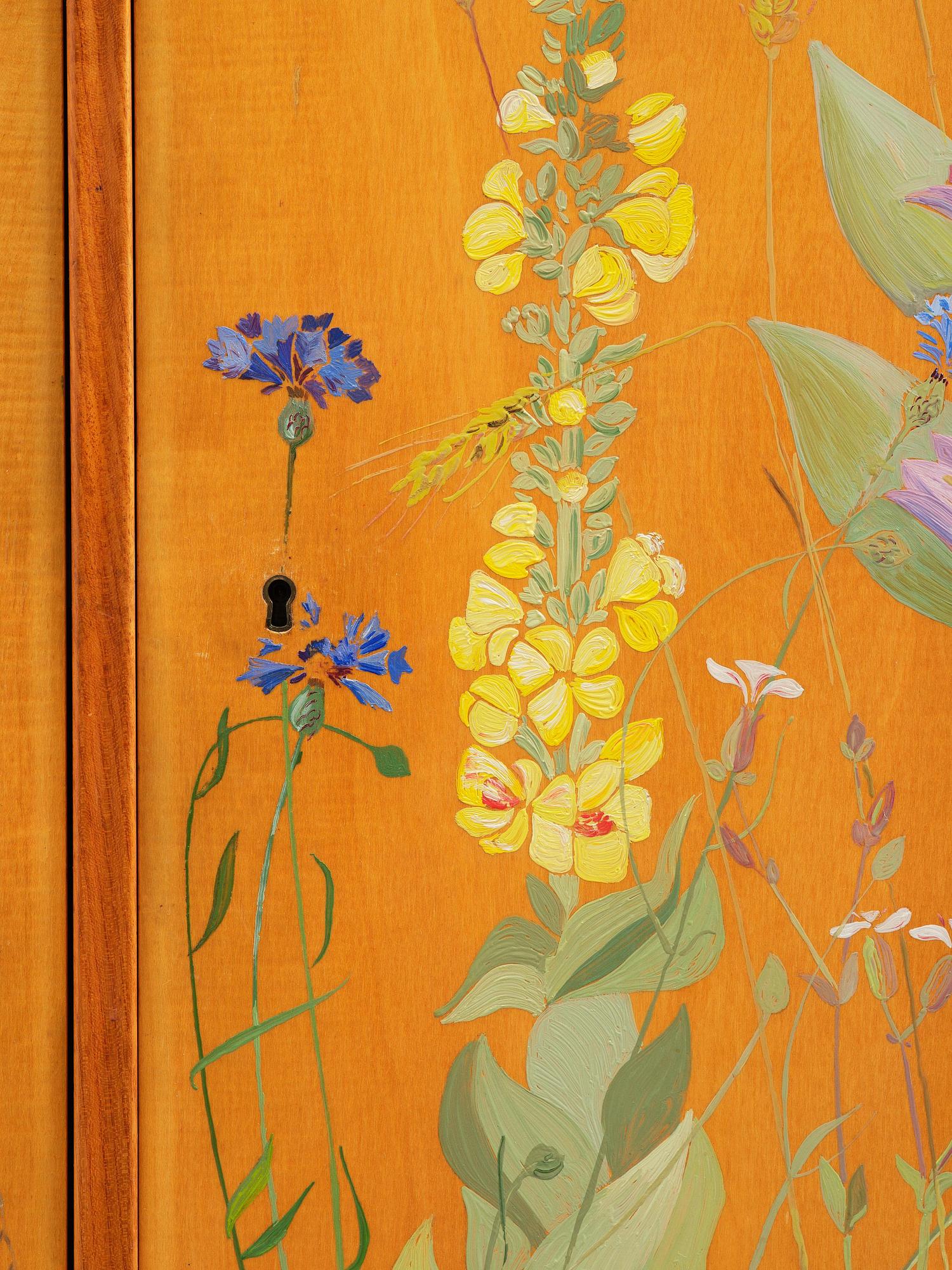 Erik Chambert, a unique cabinet, Chamberts Möbelfabrik, Norrköping, 1952.
