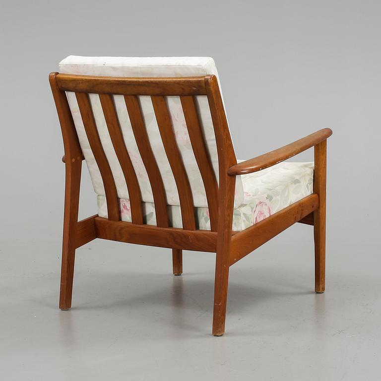 SOFFA samt FÅTÖLJ, troligen Svegards Markaryd, 1960/70-tal.