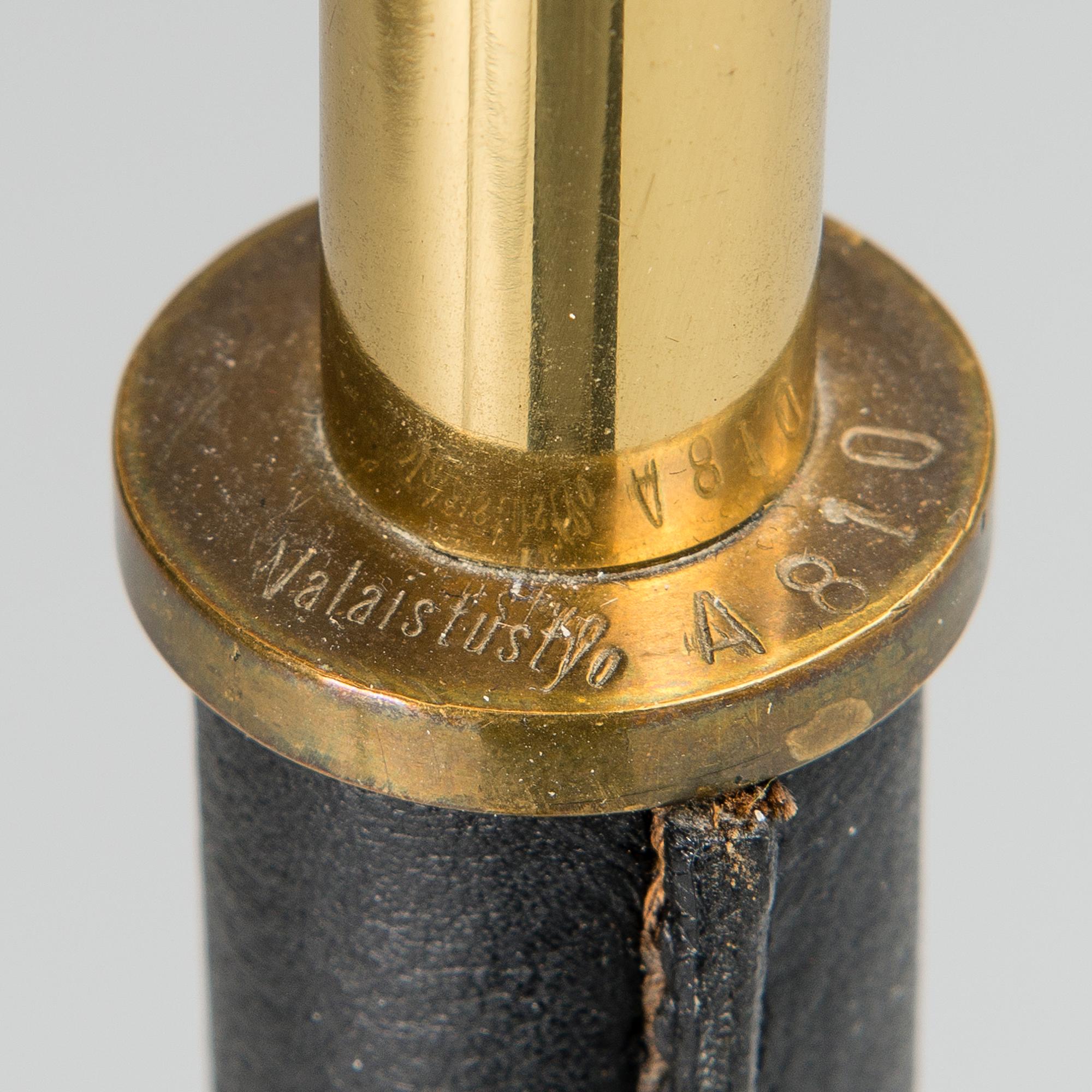 ALVAR AALTO, FLOOR LAMP, A 810. Stamped Valaistustyö.