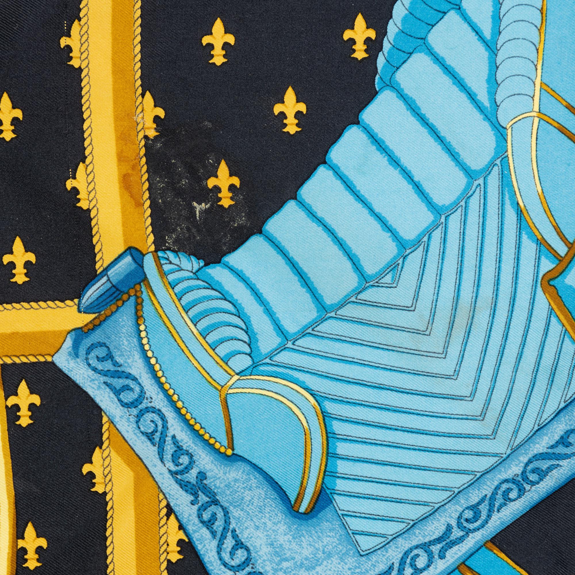 Hermèsa 'Salle a Housse' silk svarf.