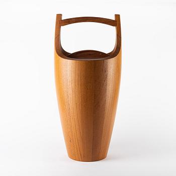 Jens Quistgaard, a 'Congo' teak ice bucket, Denmark, 1960's.