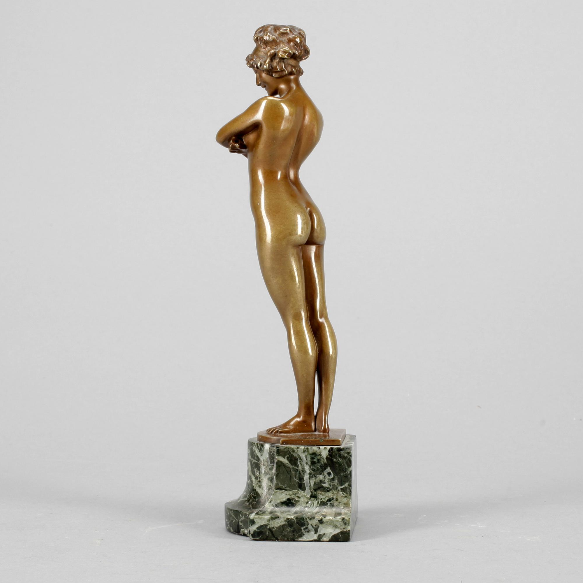 SKULPTUR, brons, signerad Philippe Fec, 1900-talets första kvartal.