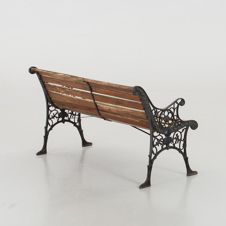 TRÄDGÅRDSBÄNK, gjutjärn, 1900-talets slut.