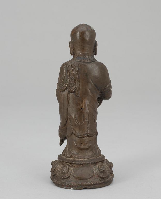 A bronze figure. Qing dynasty (1644-1914).