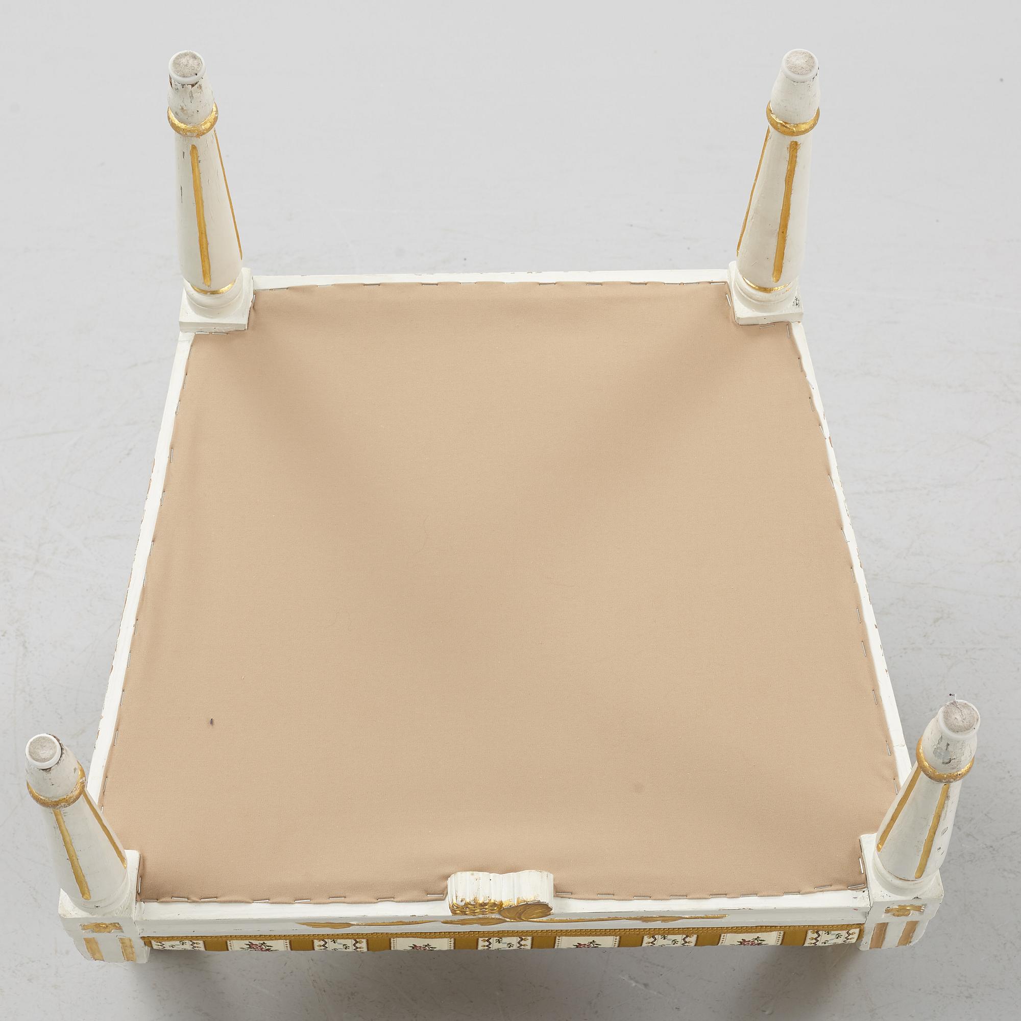 Karmstol, Gustaviansk ,sent 1700-tal.