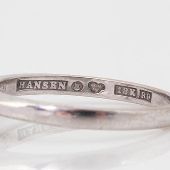 A 0,75 ct diamond ring. Quality approximately H/SI.
