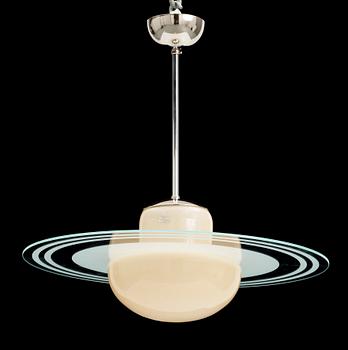 TAKLAMPA, "Saturnus", 1940/50-tal. H 50.