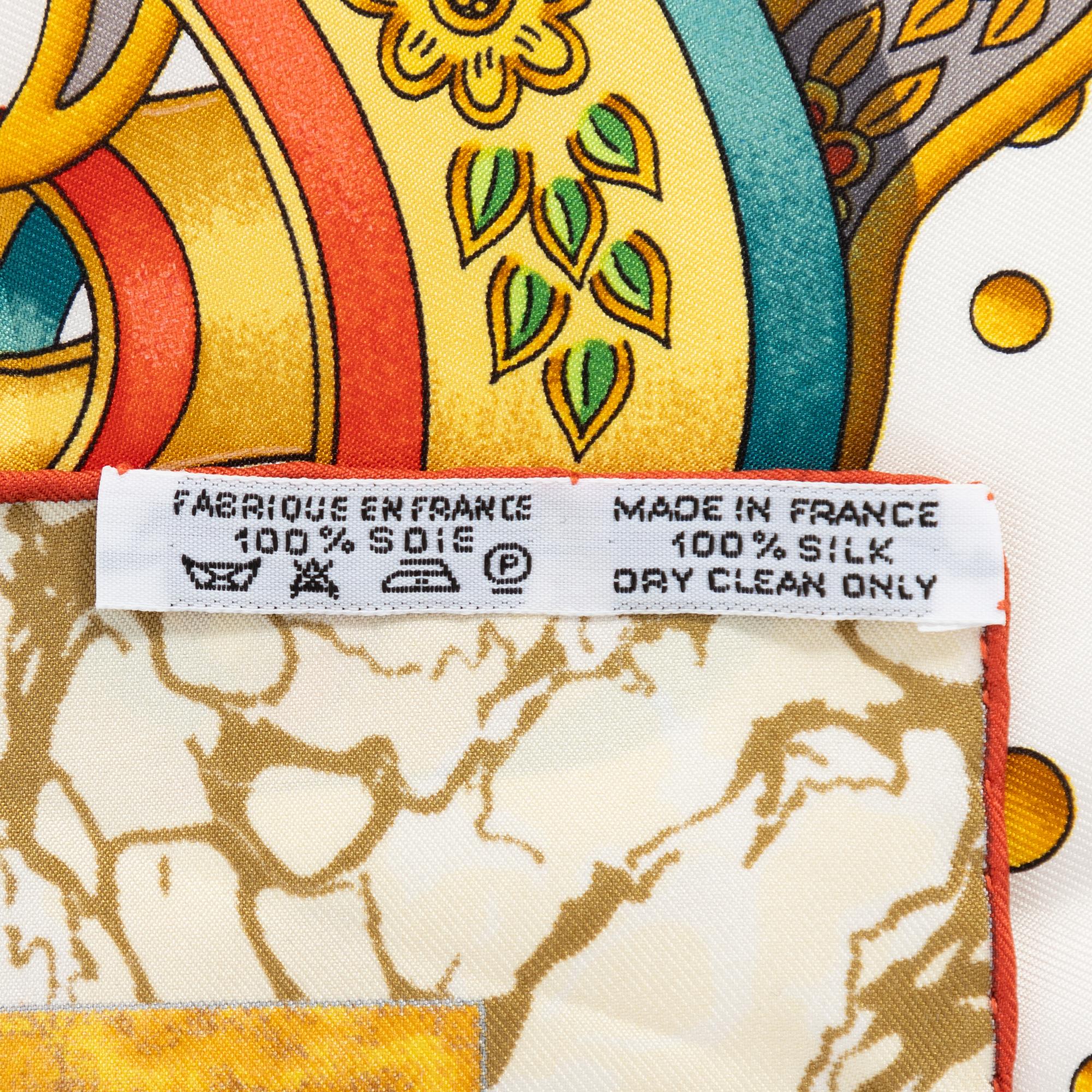 Hermès, scarf, "Carpe Diem".