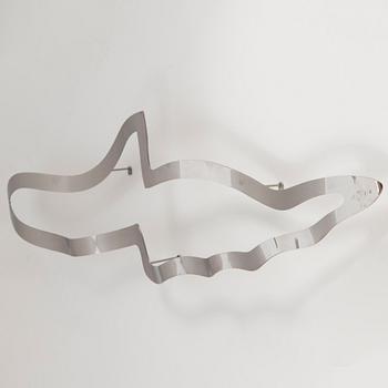 KARI HUHTAMO, steel, signed and dated 2004, numbered 1/3.