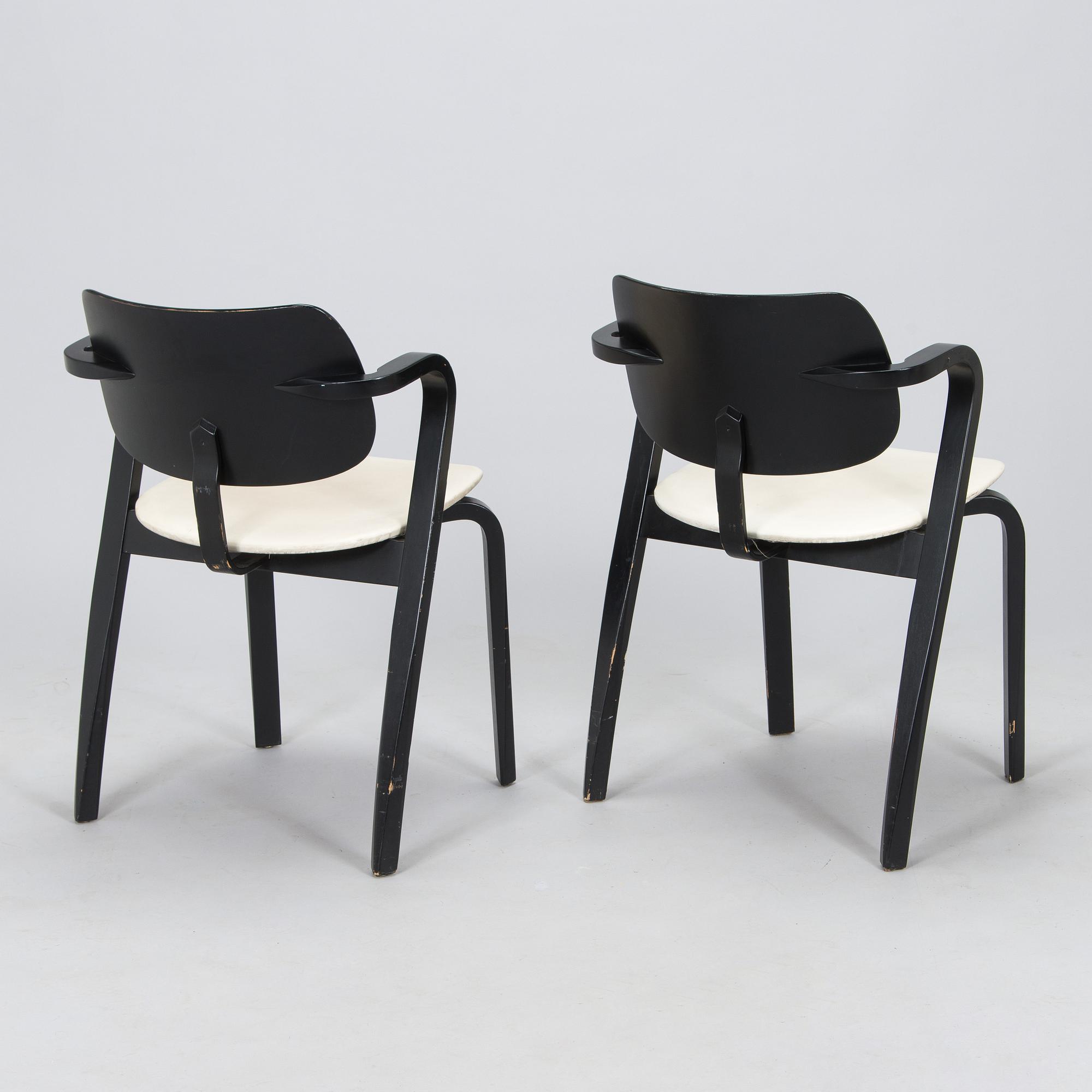 Ilmari Tapiovaara, nojatuoleja, 8 kpl, "Aslak", Asko 1960-luku.