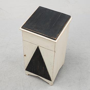 A late 19th century bedside table.