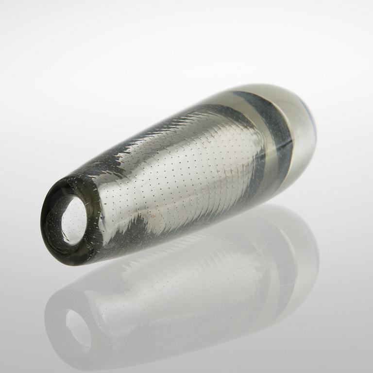 GUNNEL NYMAN, VAS. Signering med syrapenna G. Nyman, Nuutajärvi Notsjö. 1940-talets slut.