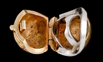 LÅS, 14k guld och vitguld, Ole Lynggaard, Danmark, 2000-tal. Vikt 2 g.