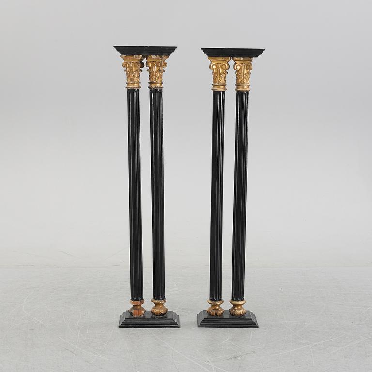 A pair of columns, first half of the 20th century.
