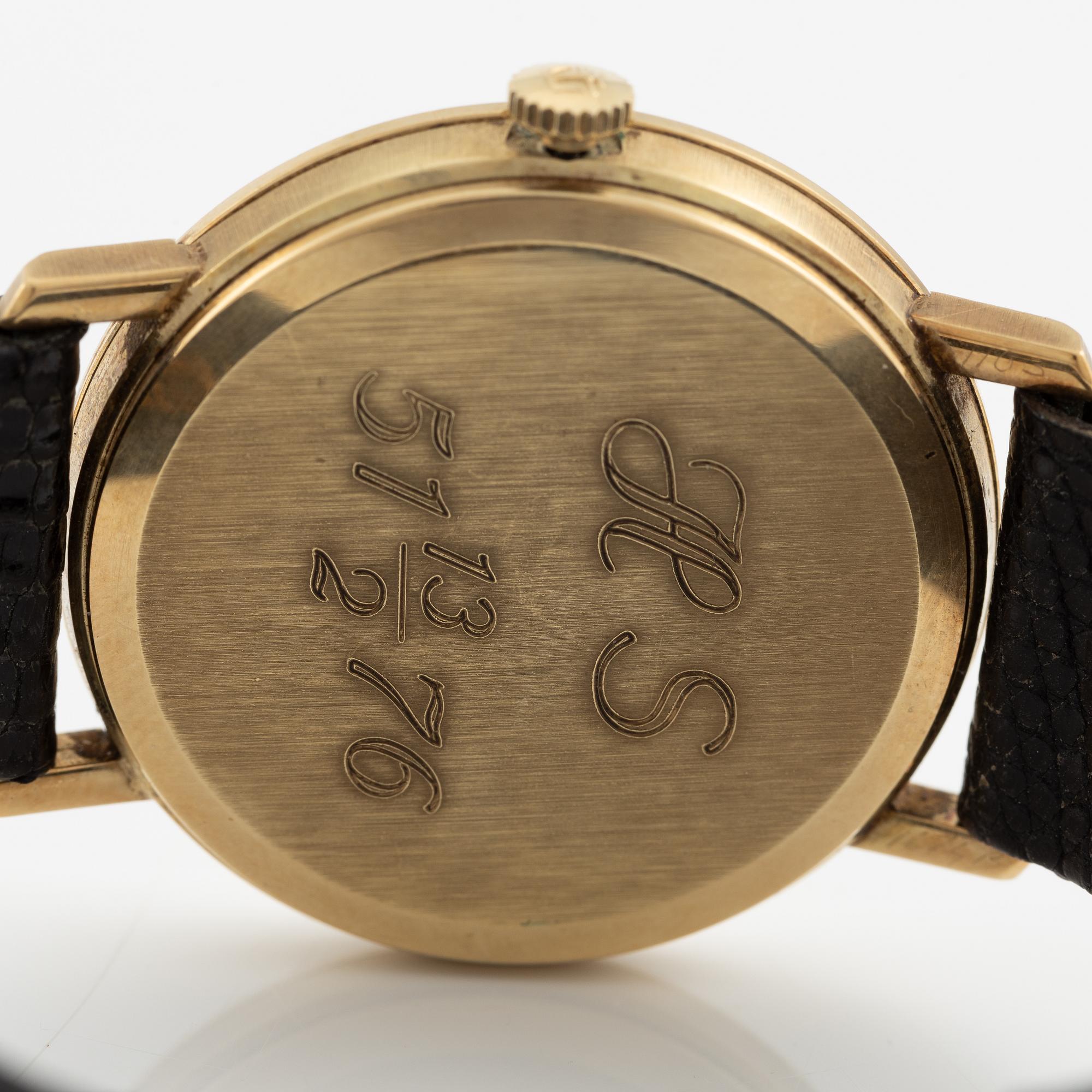 Omega, Genève, wristwatch, 34 mm.