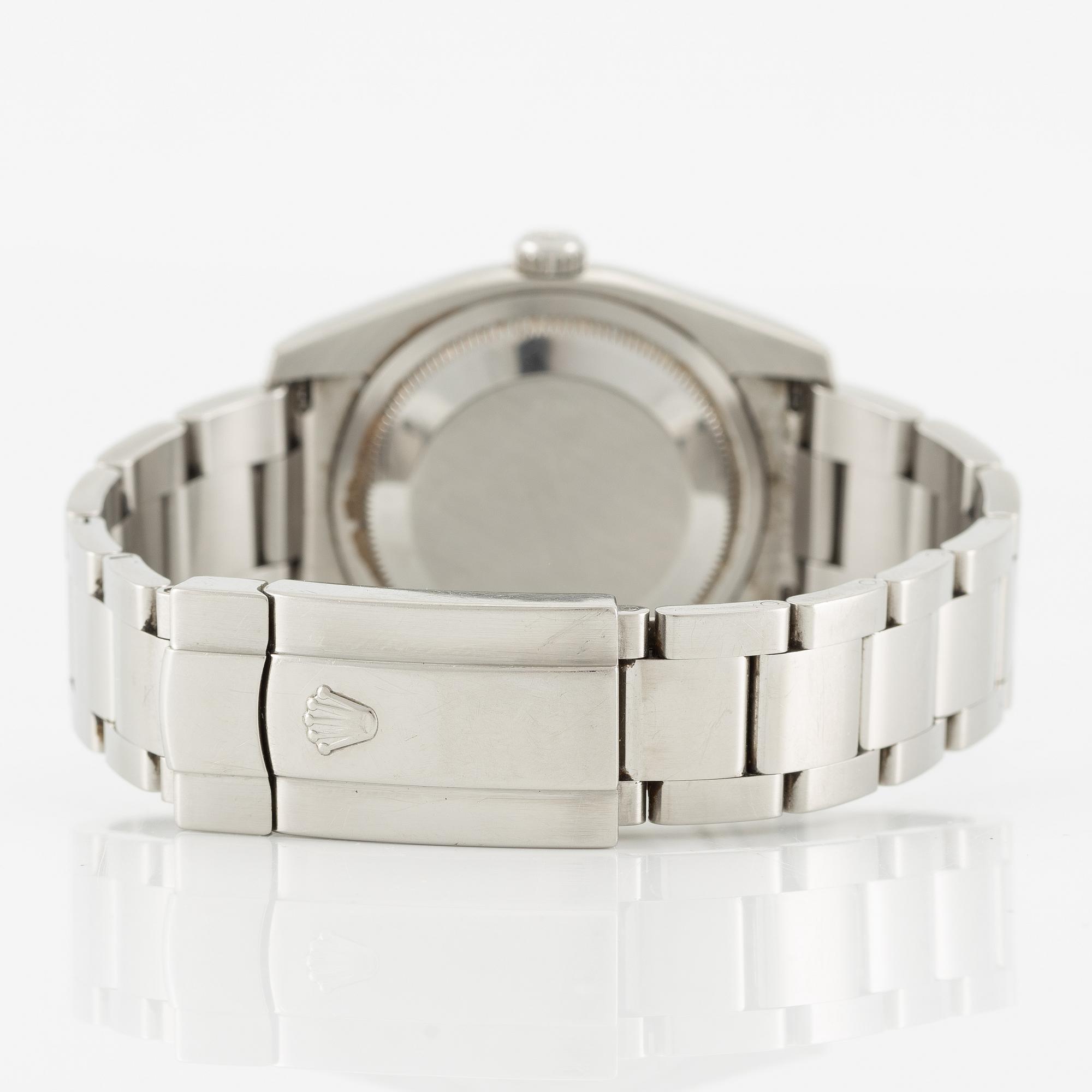 Rolex, Oyster Perpetual, Datejust, "Floral Dial", wristwatch, 36 mm.