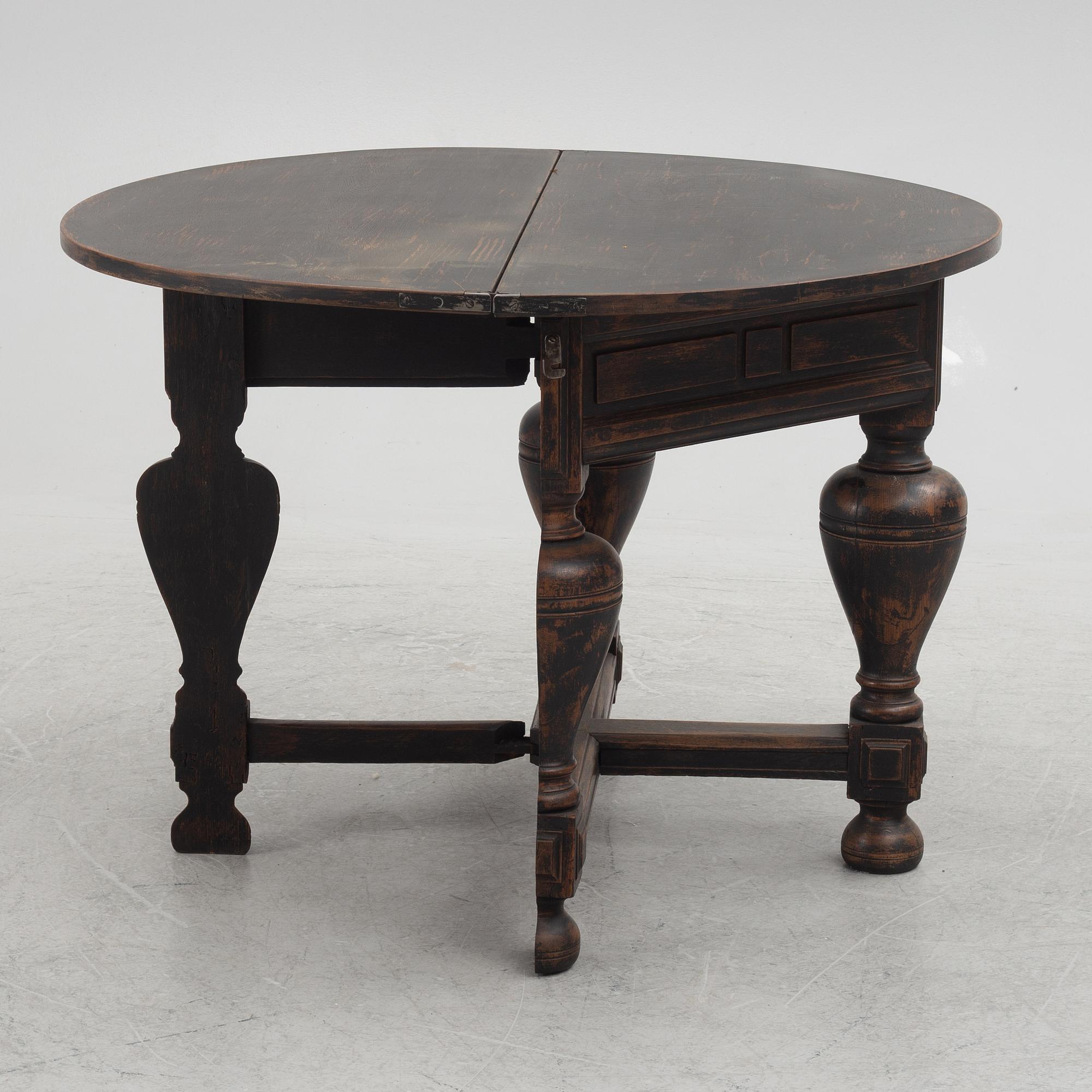 A Baroque style table, 19th Century.