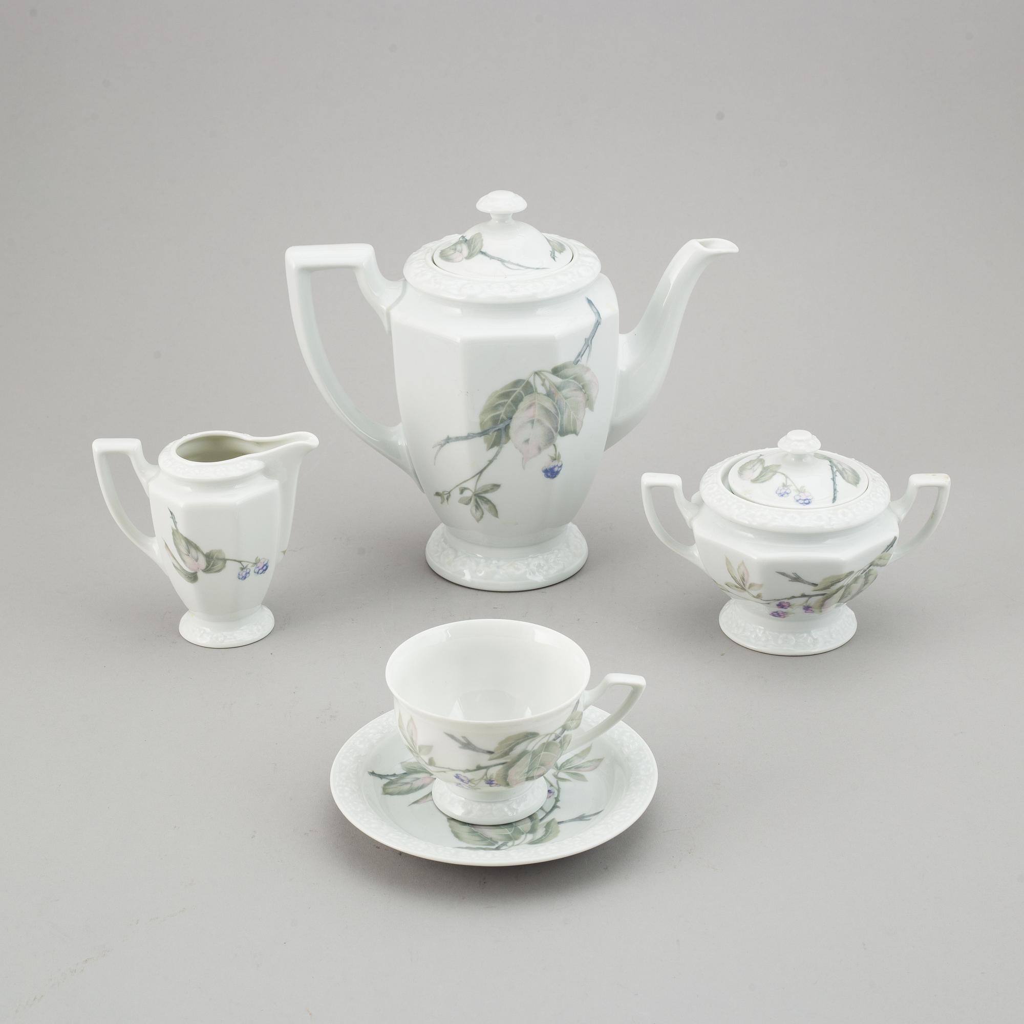 MATSERVIS, 93 delar, Rosenthal Maria Björnbär, 1900-tal.