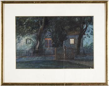 Anna Gardell-Ericson · ANNA GARDELL-ERICSON, akvarell, ej signerad.