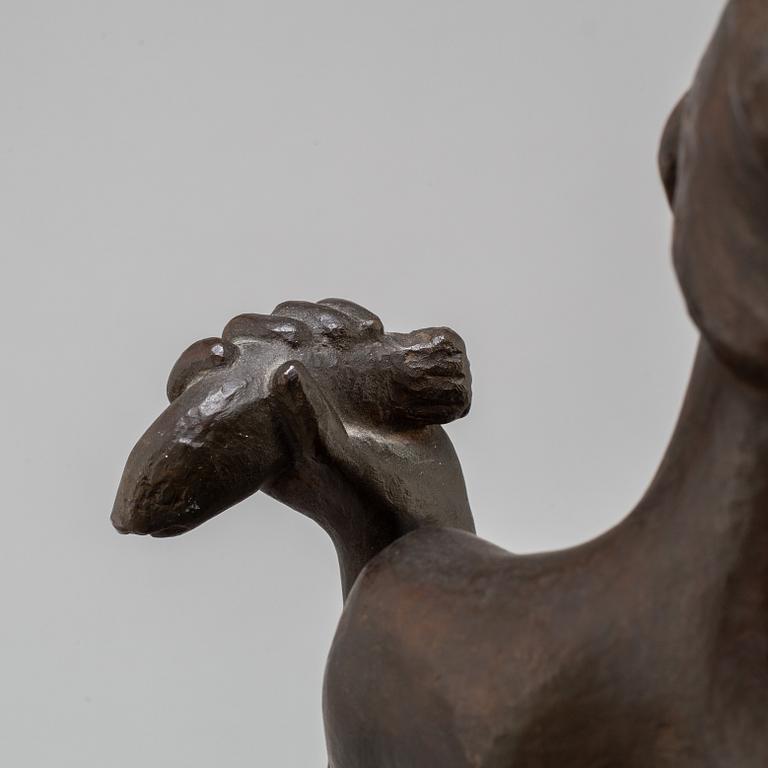 ANSGAR ALMQUIST, sculpture, bronze, signad AA and dated -60 1/8.