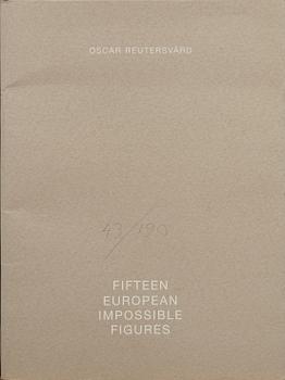 OSCAR REUTERSVÄRD, färglitografier 15 st i mapp signerade och numrerade 43/190.