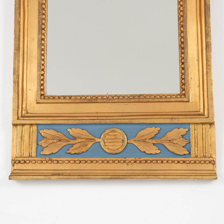 A Gustavian mirror, Georg Lindberg, Stockholm, 1799.