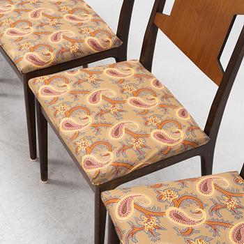 A set of four chairs, 1950's/60's.