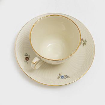 Royal Copenhagen, A Royal Copenhagen coffee service, Denmark, 20th century.