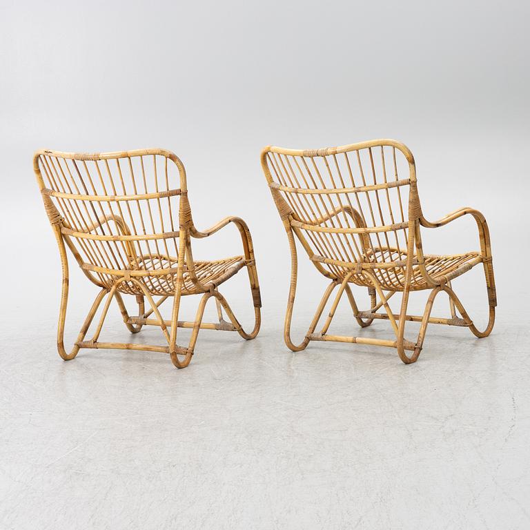 A par of armchairs, second half of the 20th Century.