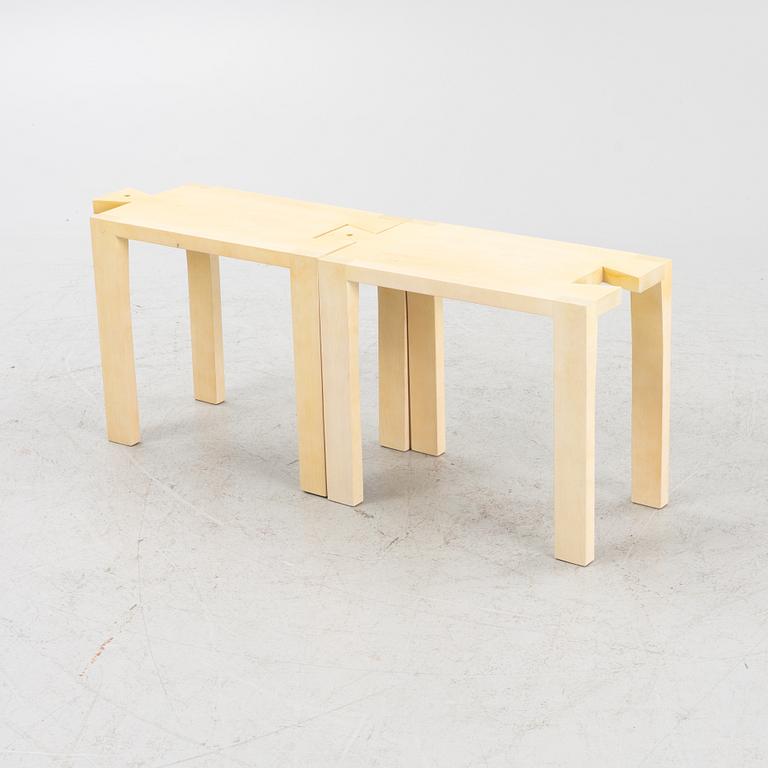 Thomas Sandell, "Wedding Stools", a pair, Asplund, 21st century.