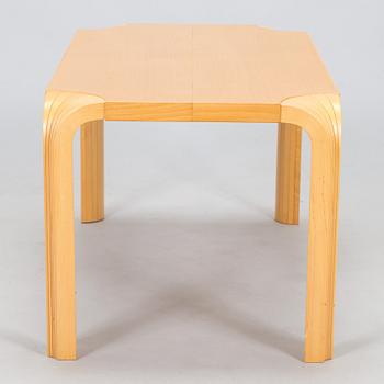 Alvar Aalto, a 1960s coffee table model MX800B, altered, for Artek.