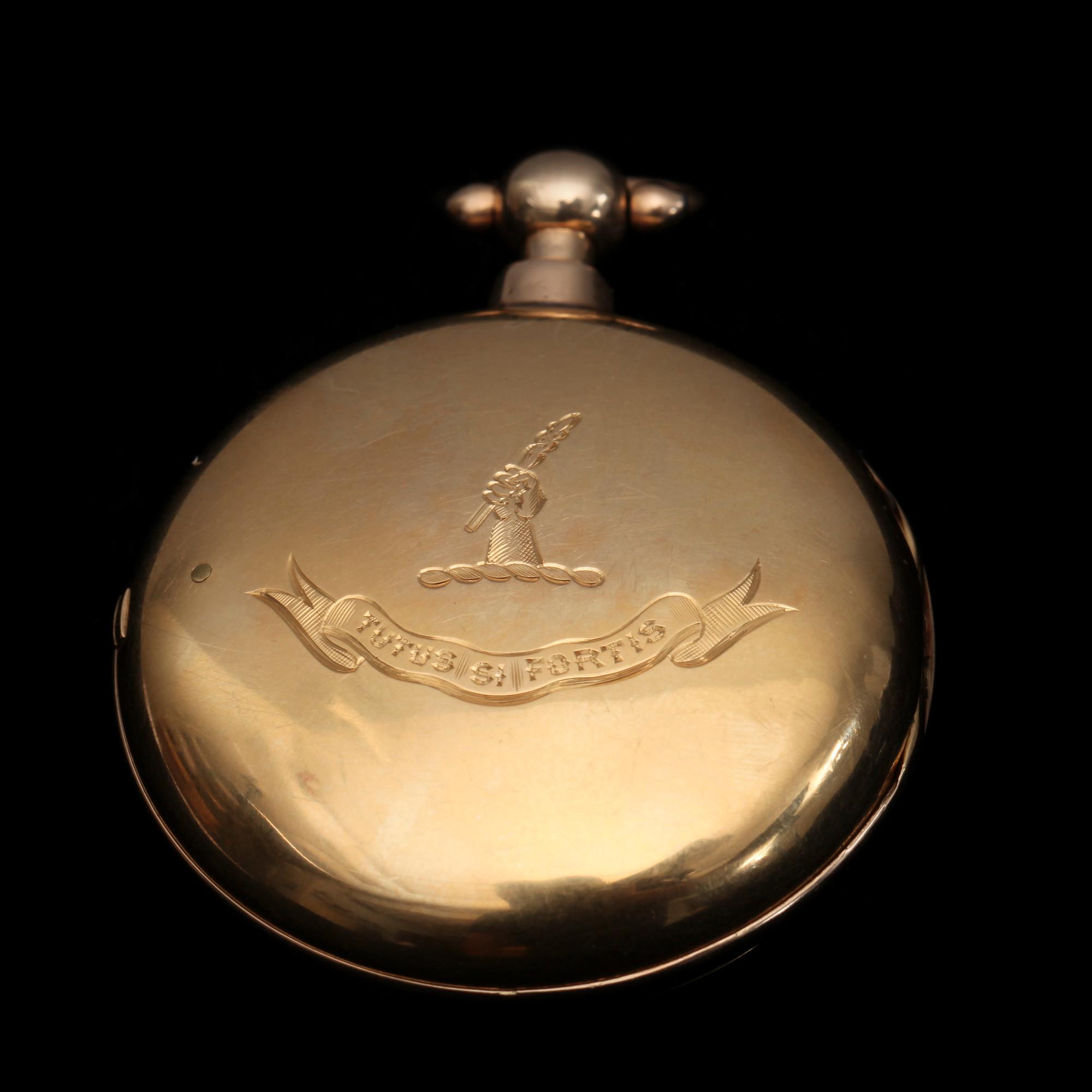 HERRFICKUR, 18k. Engelsk spetstandsgång.
Sign AH Walker, ELLON.