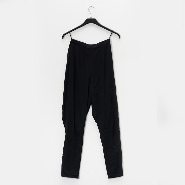 Chanel, A pair of black silk pants, size 34.
