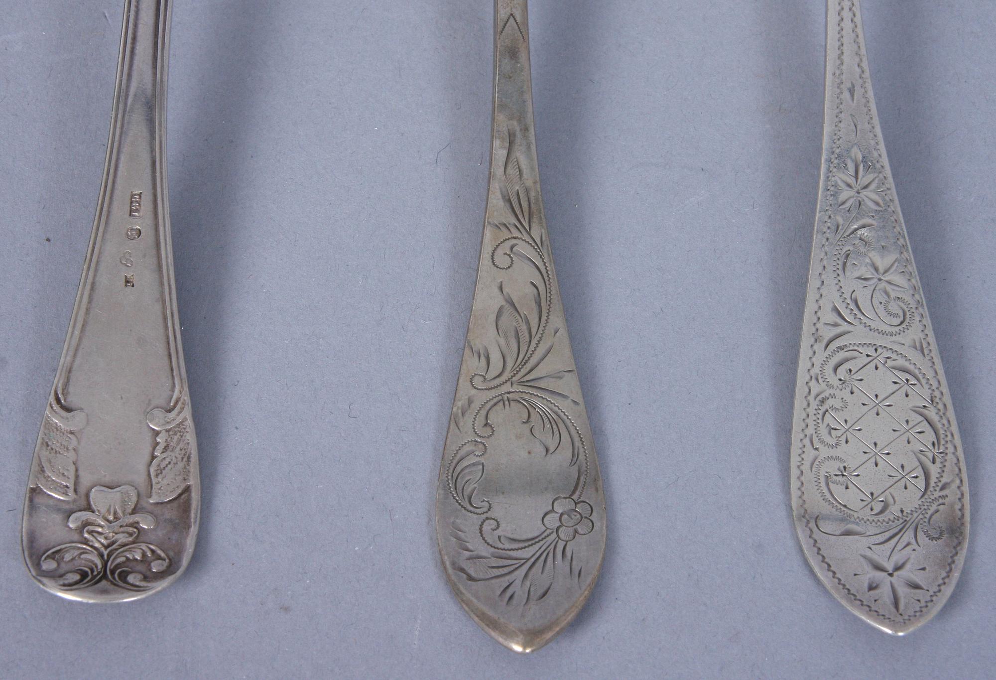 MATSKEDAR, 9, silver, delvis Firma K. Andersson, ca 550 g.