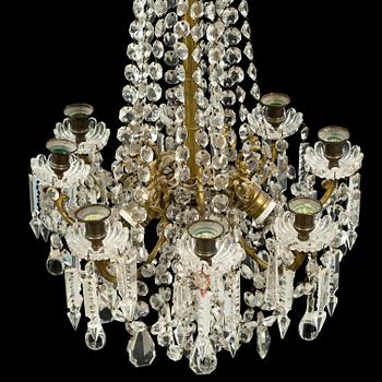 A circa turn of the century chandelier.