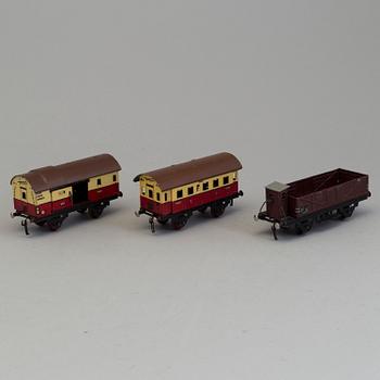 FLEISCHMANN, a "E 325" train set, 1950's.