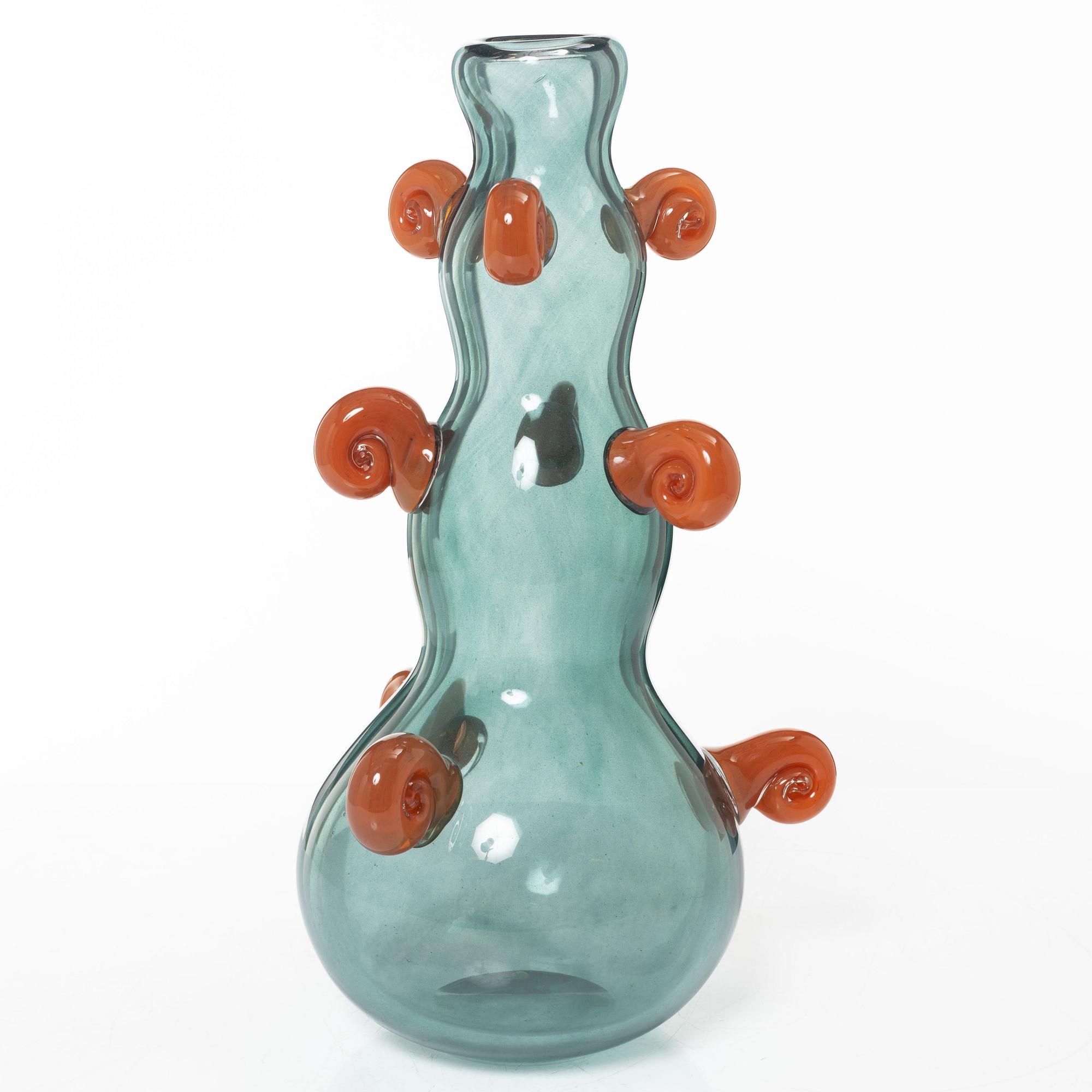 Ann Wåhlström, a unique glass vase, Kosta Boda.