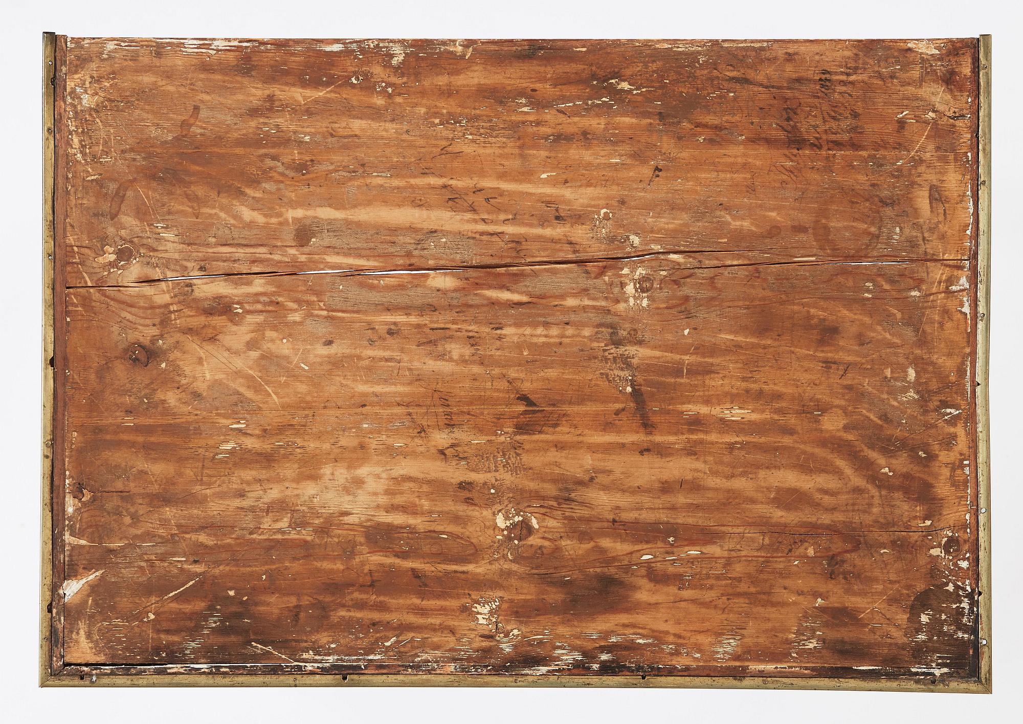 Brickbord, 1700-taltets slut, Sengustavianskt.