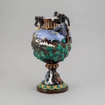 A Gustafsberg ceramic vase, late 19th Century.