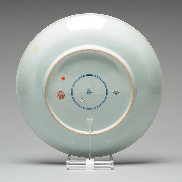 FAT, porslin. Qingdynastin, Kangxi (1662-1722).