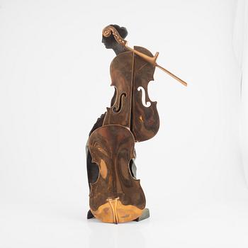 Arman (Armand Pierre Fernandez), "Venus et violoncelle".