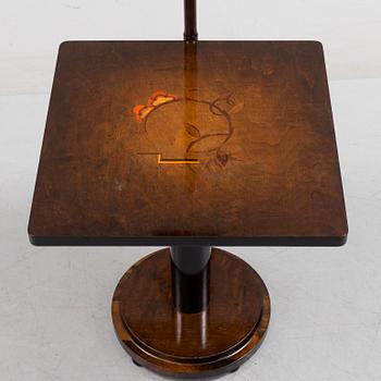 SOFFBORD / SIDOBORD, med lampa, 1930-tal.