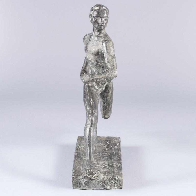 PATSAS, "Paavo Nurmi", patinerad metall. 1950-tal.