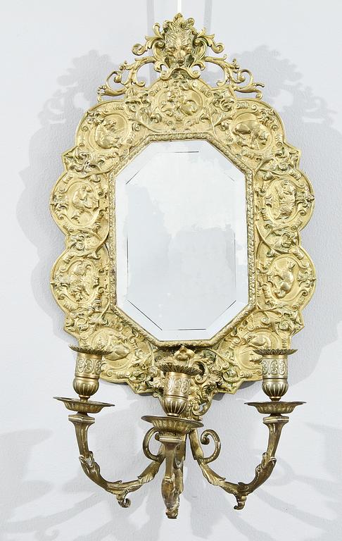 SPEGELLAMPETTER, ett par, 1800-talets andra hälft.