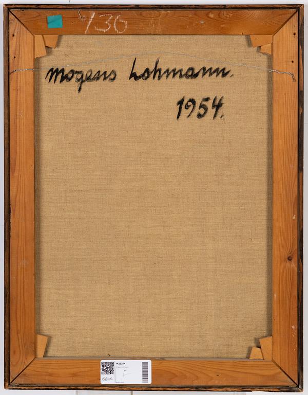 Mogens Lohmann, oil on canvas, signed and dated 1954 verso.