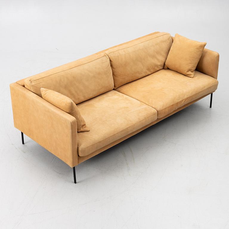 Sofa with footstool/chaise longue, exceptional, period.